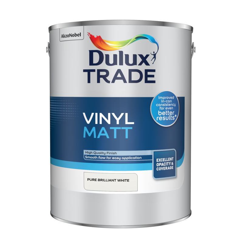 Dulux Trade Vinyl Matt PBW - bílý 5L