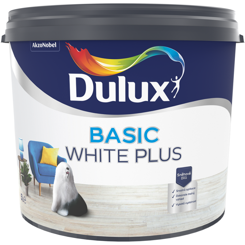 DULUX BASIC WHITE 5L