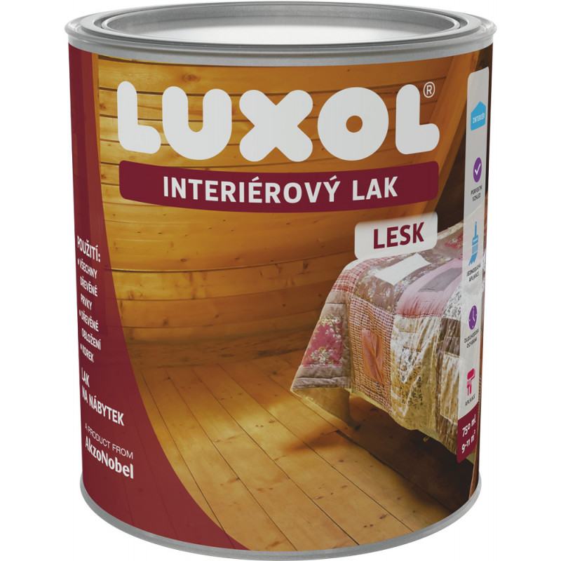 Luxol Interiérový lak, lesk 0,75L