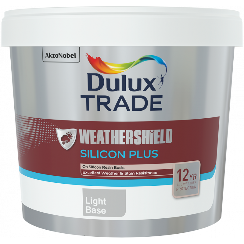 Dulux Trade Weathershield Silicon Plus base light 2,5L