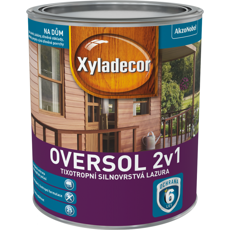Xyladecor Oversol 2v1 lískový ořech 0,75L