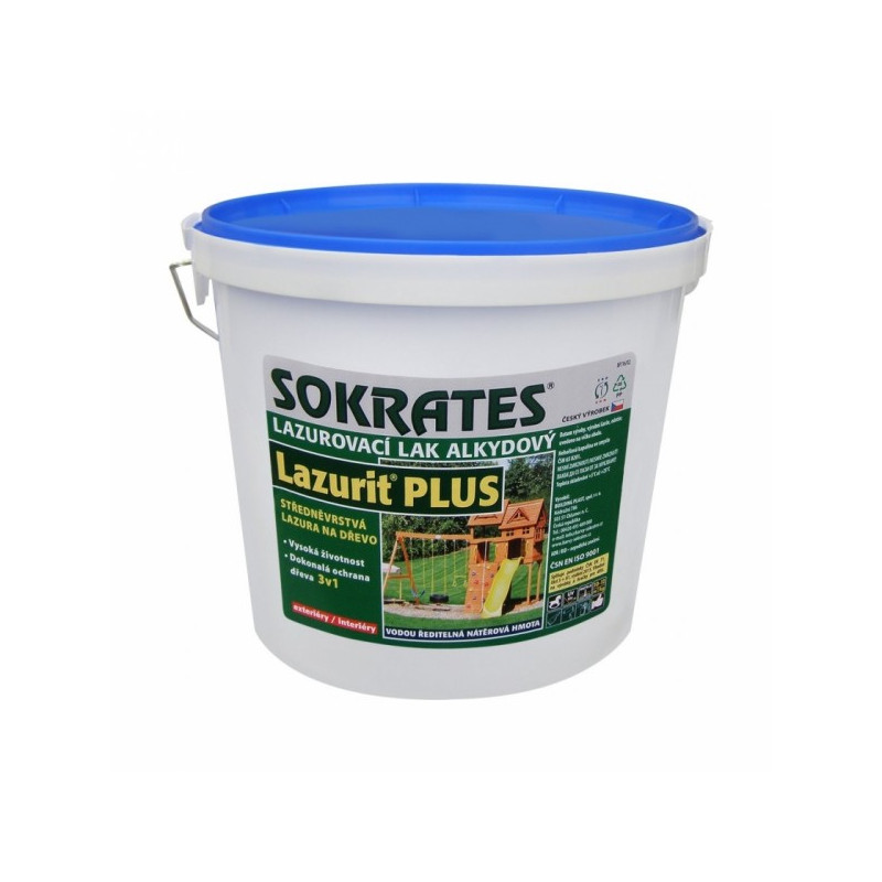 Lazurit Plus ořech 9kg - ODSTÍN Ořech výprodej 1ks -AKČNÍ CENA